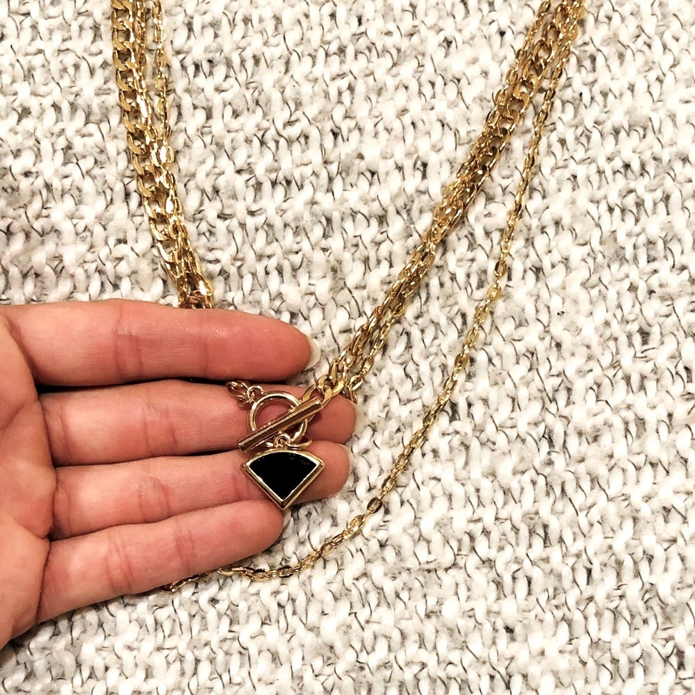 NWT Layered Gold Necklace Topshop